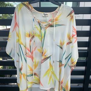 Show me your mumu lace up peta tunic